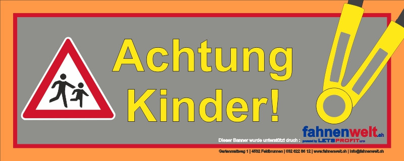 Signalbanner für Schulen und Kindergärten richtig auswählen